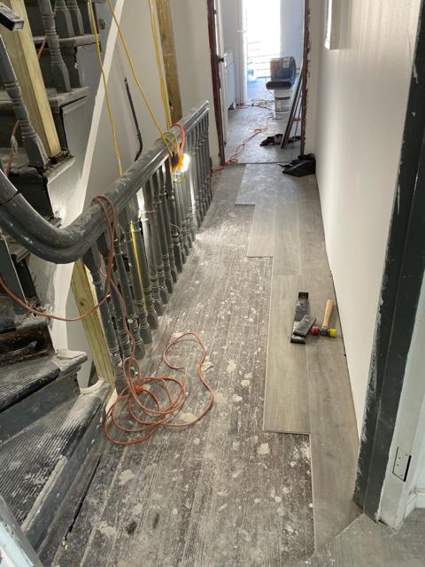 Apartment Renovation — Kitchen & Floors — After