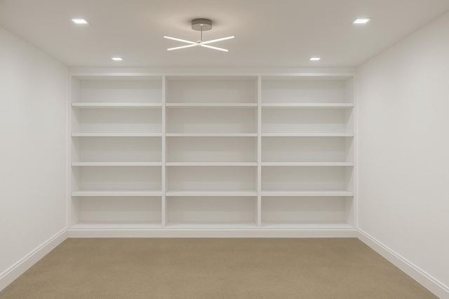 Built-In Desk & Oak Staircase — After