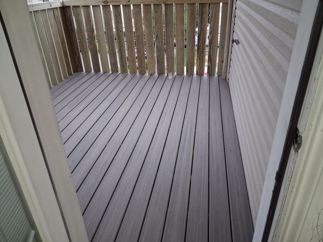 Composite Deck & Privacy Fence — After