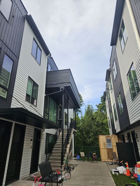 Exterior Siding & Balconies — After