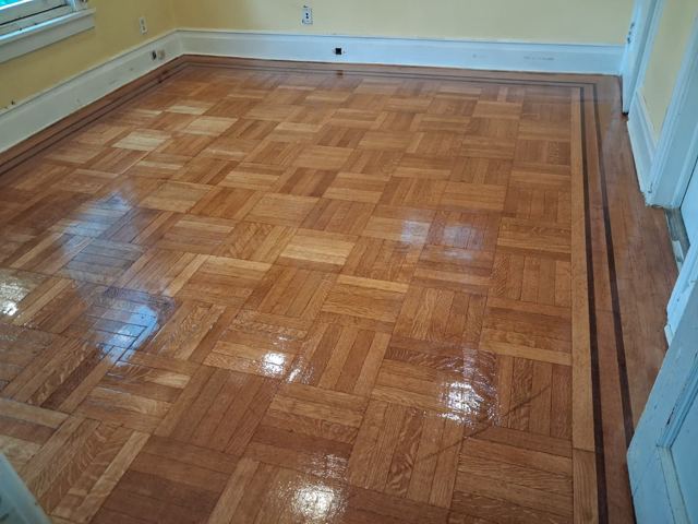 Parquet Floor Refinishing — After