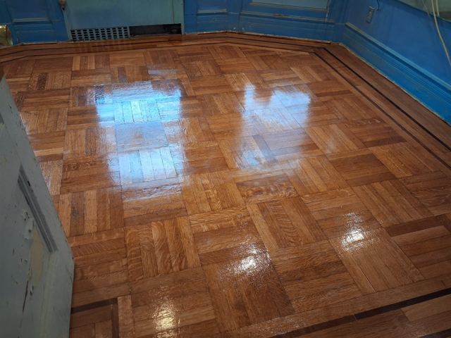 Parquet Floor Refinishing — After