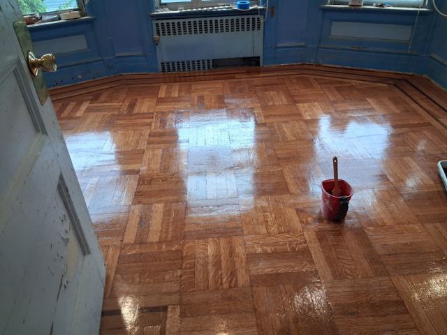 Parquet Floor Refinishing — After