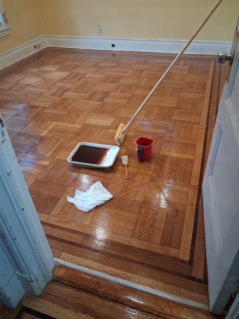 Parquet Floor Refinishing — After