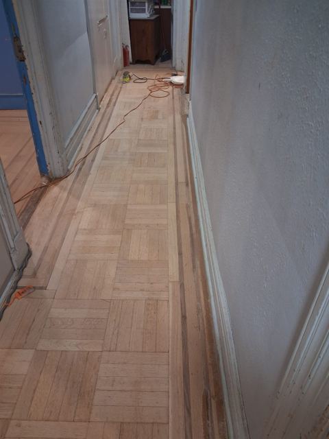 Parquet Floor Refinishing — After