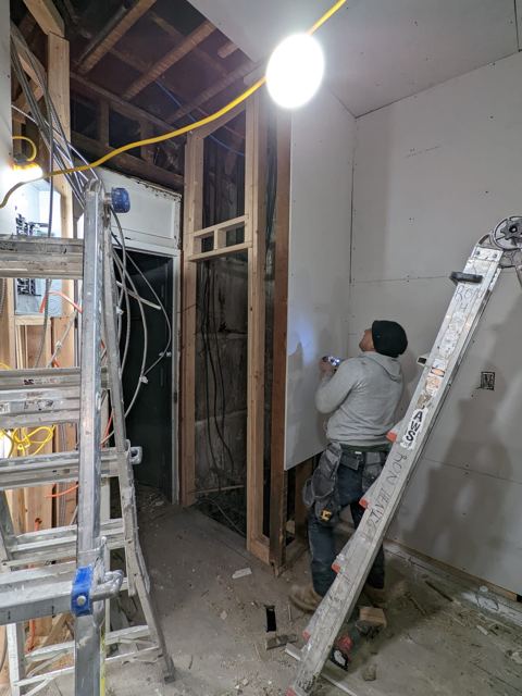 Drywall & Ceilings — During