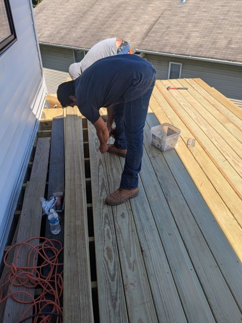 Deck — During