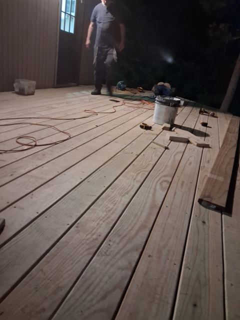 Deck — During
