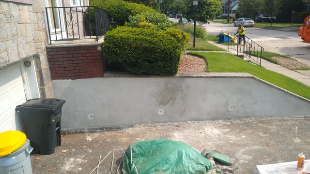 Exterior & Hardscape — Before