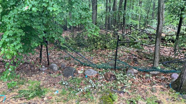 Concrete Patio & Aluminum Fence — Before