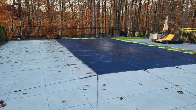 Pool Deck & Aluminum Fence — After