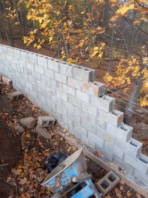 Retaining Wall Construction — During