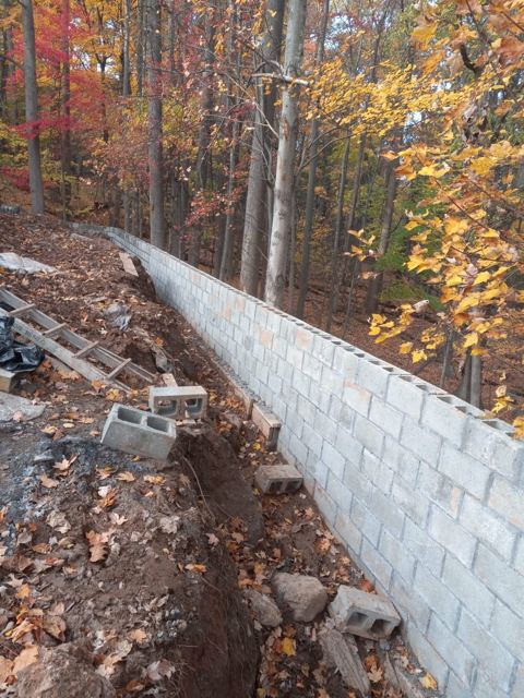 Retaining Wall Construction — During