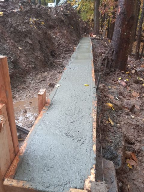 Retaining Wall Construction — During