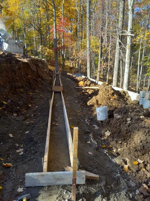 Retaining Wall Construction — During