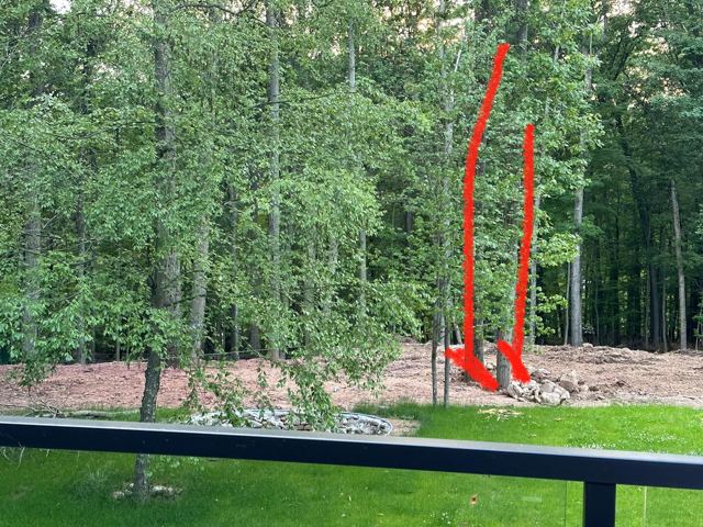 Granite Retaining Wall & Pool Pavers — Before