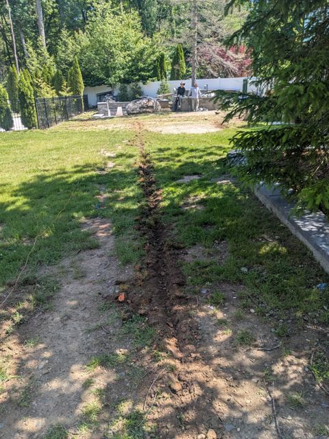 Slate Walkway & Patio — Before