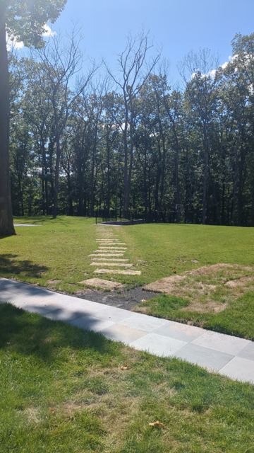 Slate Walkway & Patio — During