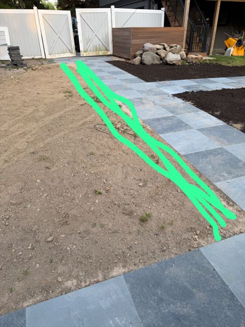 Slate Walkway & Patio — During