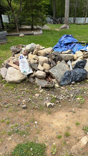Slate Walkway & Patio — Before